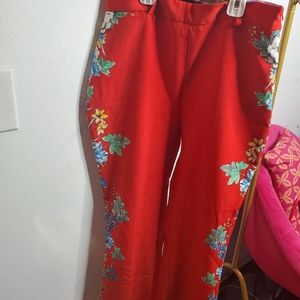 Zara collection Red Pants